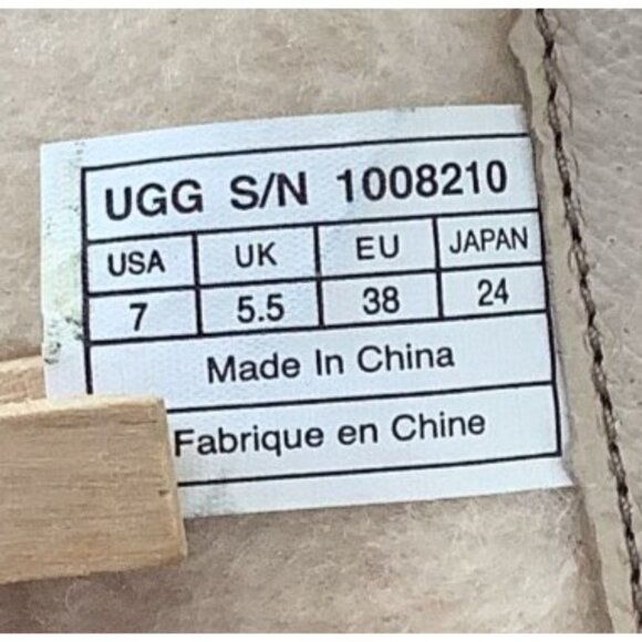 UGG Women’s ROSEN Black Leather Tall Riding Boots Zip Up Shearling- 7M - Picture 7 of 9